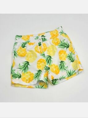 Janie and Jack baby boy pineapple swim trunks size 6-12 months
